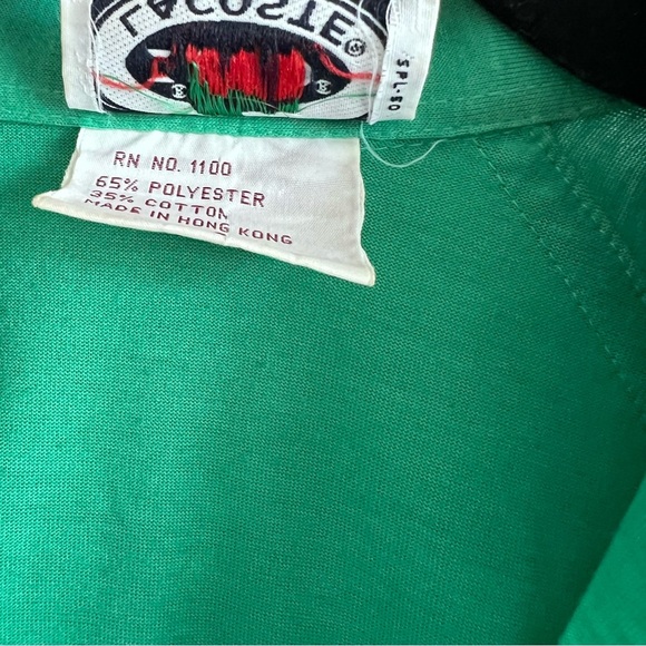 IZOD Sports Lacoste Women’s Green Polo Shirt - Picture 5 of 9